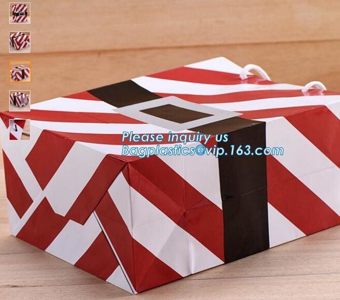 Luxury paper bags with handles Different Sizes,250gsm art paper shopping carrier bag custom printing with handle rope