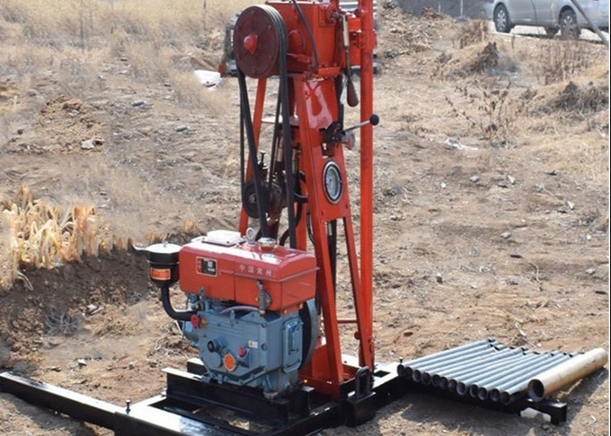 Diamond 50 Meters Soil Investigation Drilling Machine Core Sampling Lightweight