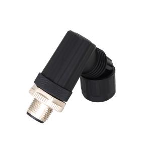 China Angle Outlet 4-8mm Gold-plated Contact Surface M12 Connector for Coding Applications on sale