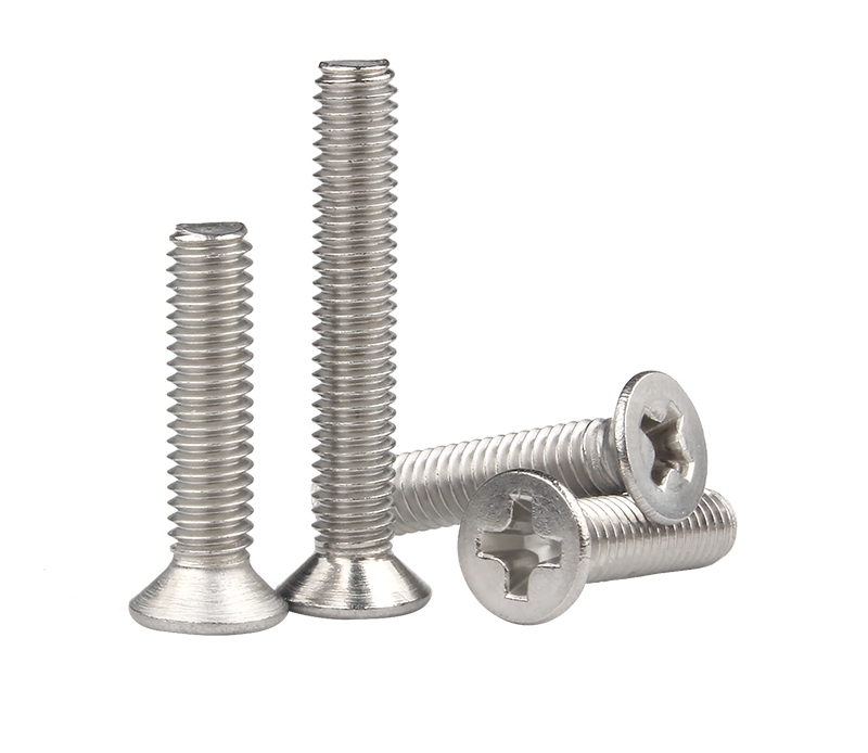 Countersunk Head Nut Bolt Fastener Zinc Plated ANSI Standard Spheroidizing