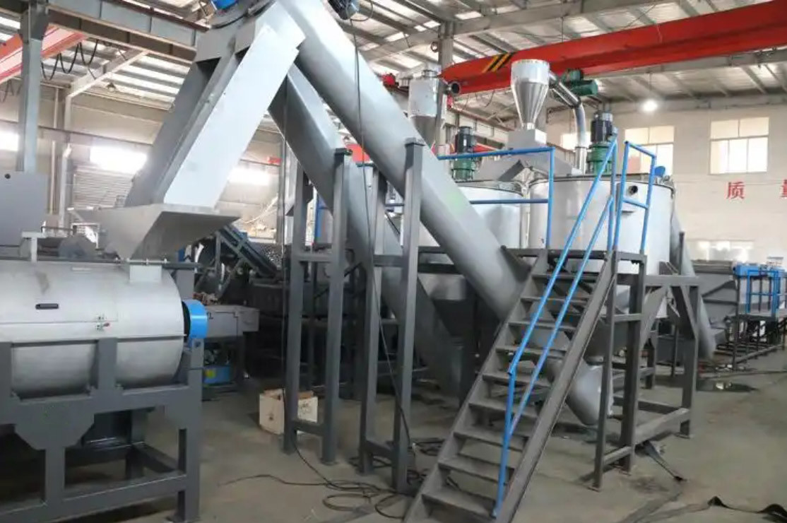 Hard Soft Plastic Flakes Washing Recycling Line PET Plastic Recycling