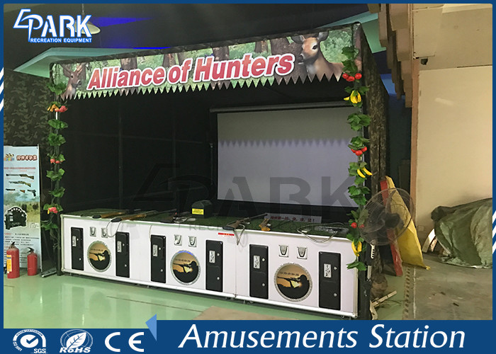 Indoor Shooting Arcade Machines Laser Arcade Games 4 Player W4200 * D3680 * H2700 MM