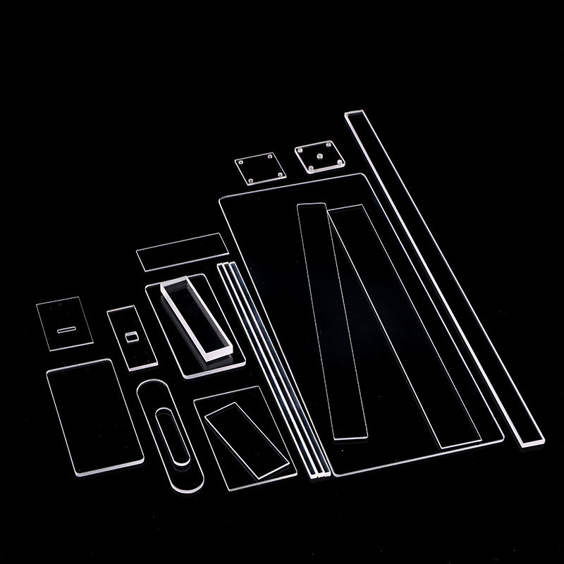 Corrosion-resistant Quartz Glass High Light Transmittance Window Custom Shaped JGS1/JGS2 Quartz Glass