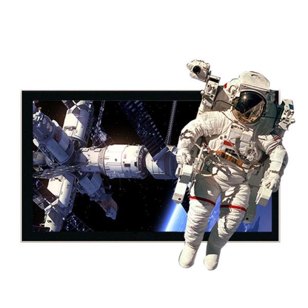 55 Inch Landscape Wall Mounted Advertising Display Glasses free Naked Eye 3D