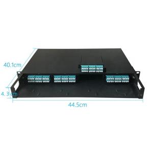 24 Cores OM3 OM4 40G LC to MPO MTP Cassettes for 1U 19Inch MPOs Terminal