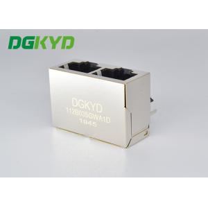 1x2 8P8C Net Socket 10M RJ45 Network Connector