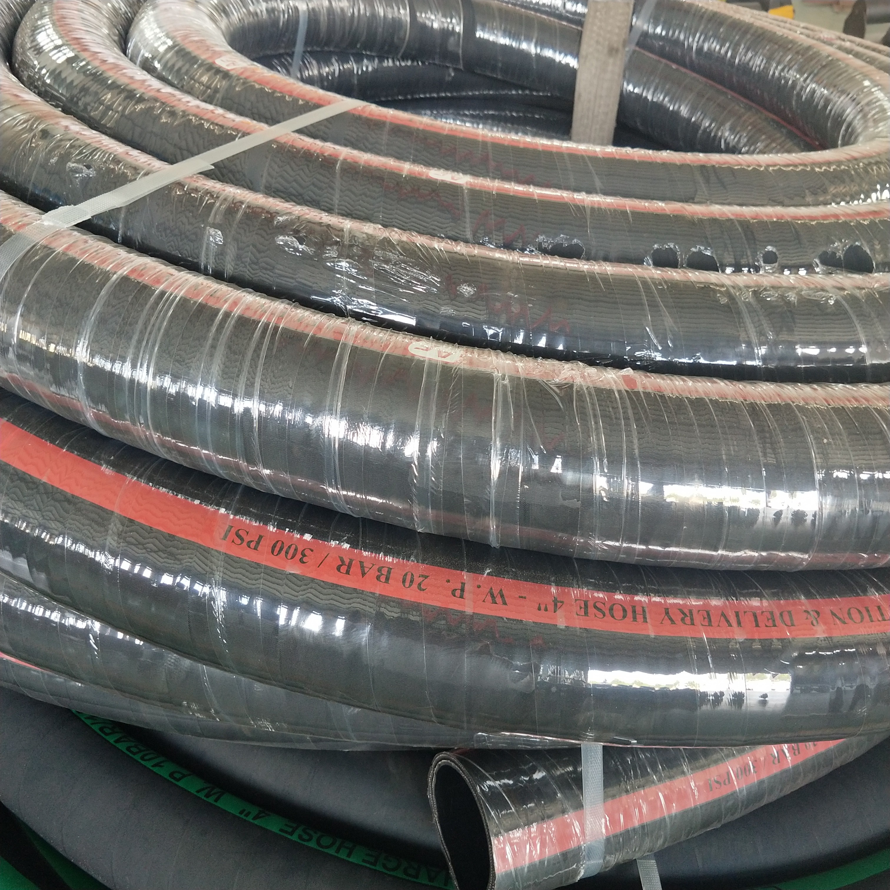 SAE 100 R4 Hydraulic Oil Delivery Hose With Textile Cord And Customized Logo Design
