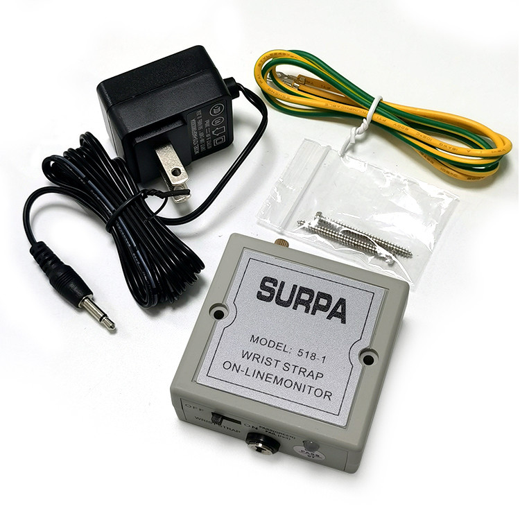 Antistatic Wrist Strap Monitor 518-1 Electrostatic Ring Alarm Esd Wrist Strap Tester