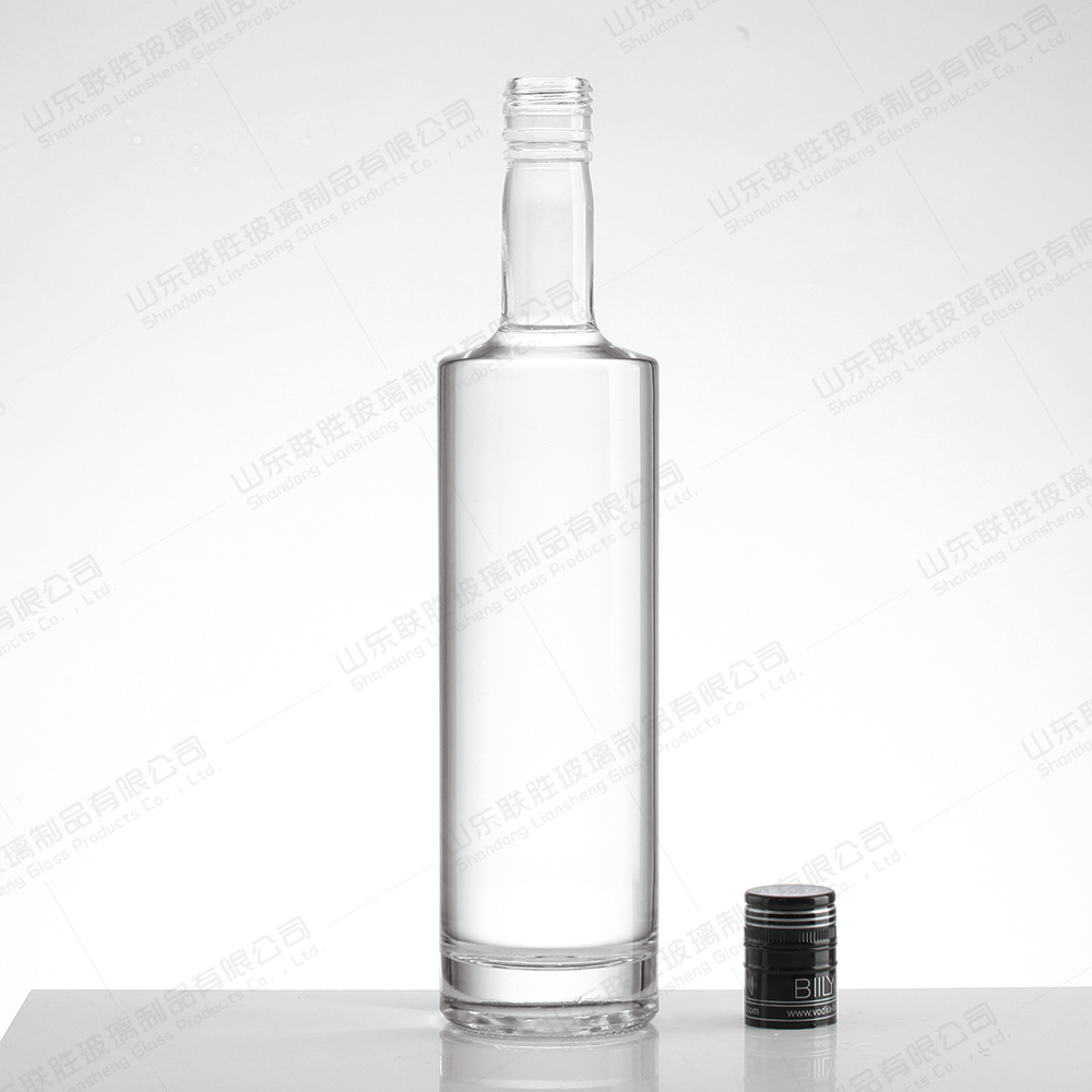 Rubber Stopper Sealing Type 375ml Glass Bottle for Custom Logo Liquor Vodka and Tequila