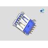 Buy cheap 3.0MM USB A TYPE 9PIN FEMALE 90 ° Gold-Plated BLUE from wholesalers