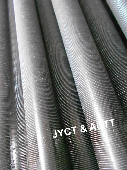 Aluminium Extruded Finned Tubes For Air Cooler Heater / Heat Exchanger Parts