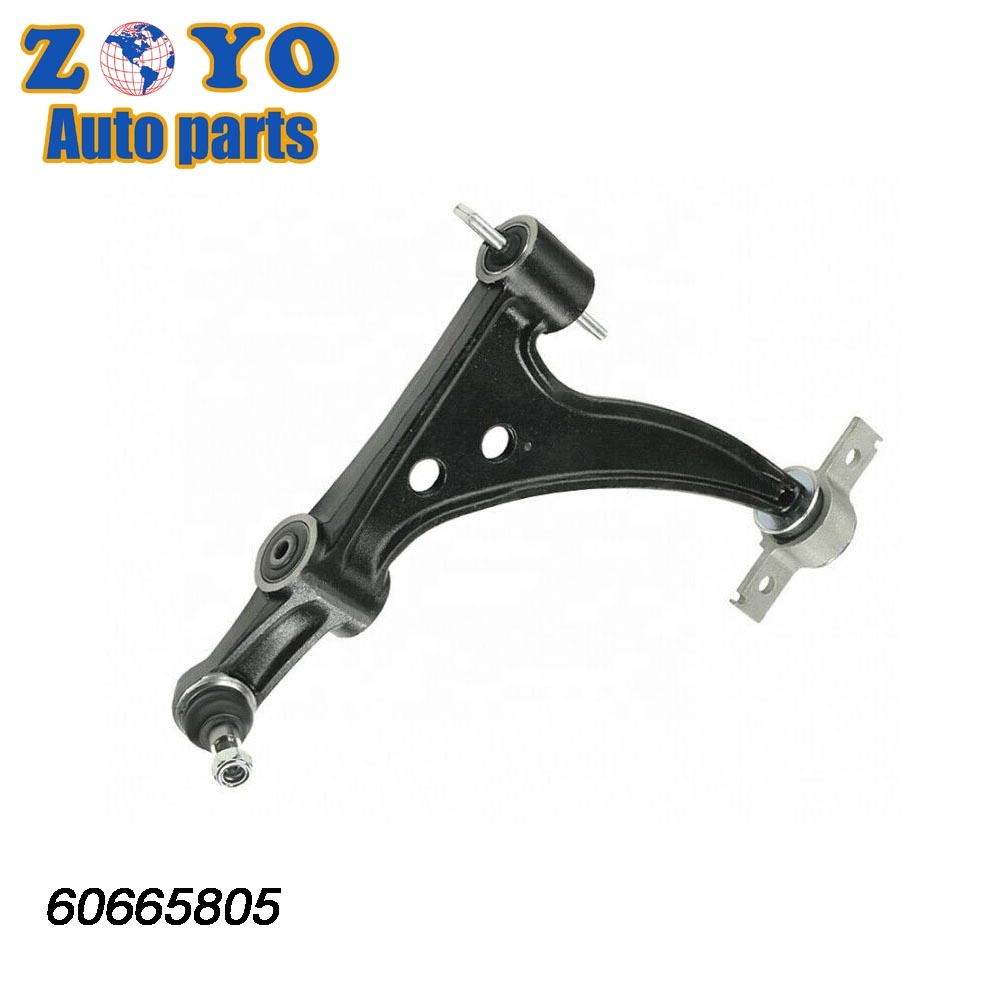 60665805 Car Suspension Parts Forged Right Front Lower Control Arm For Alfa Romeo 166 2007