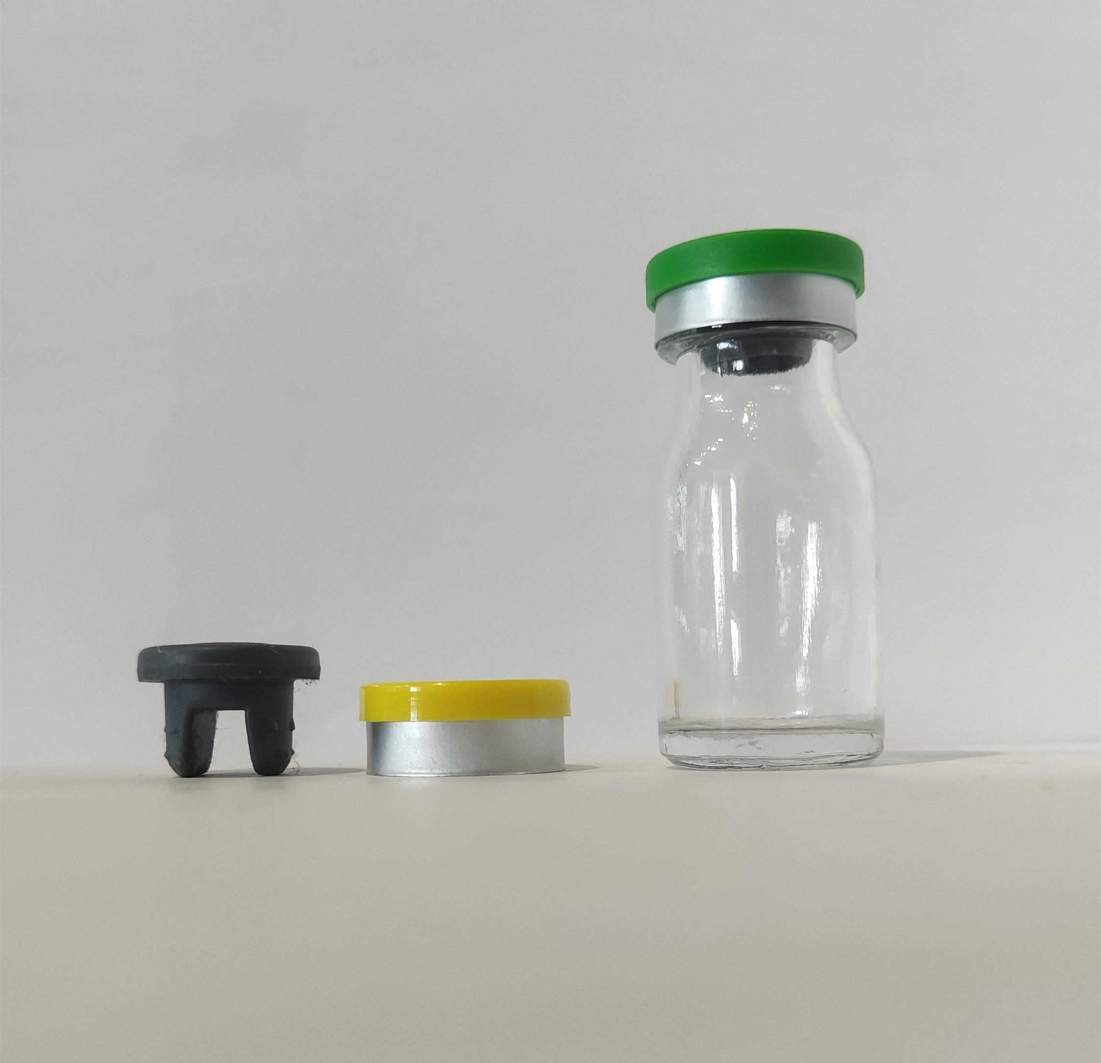20ml Transparent Molded Glass Vial Hot Stamping Chemistry Reagent Bottle