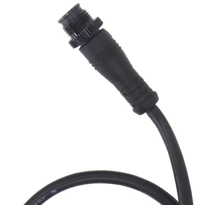 IP67 Butt Plug 8 Pin Male To Female Connector Cable Waterproof Electrical Wire