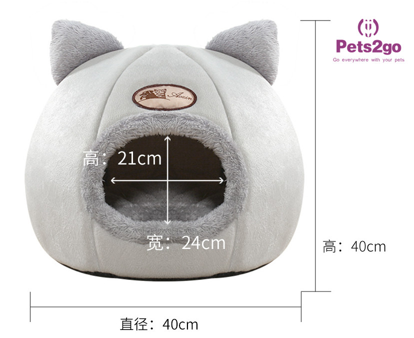 Cat House Shaped Hand Wash 40*40CM Pet Bed Mat