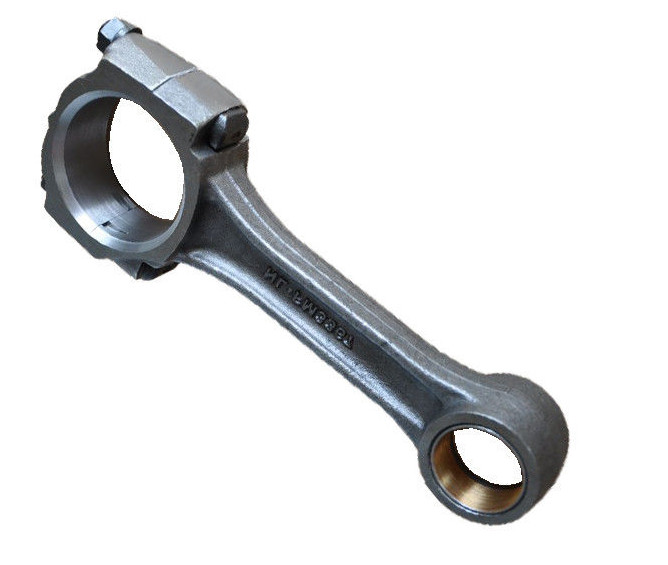 Casting Iron Isuzu Engine Parts 4JB1 Con Rod Piston Connecting Rod Silver Color