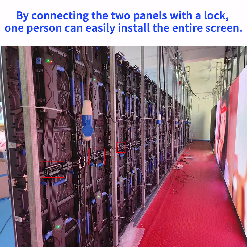 P2.976 Outdoor Rental LED Display 6500cd/m2 Event LED Screen Rental