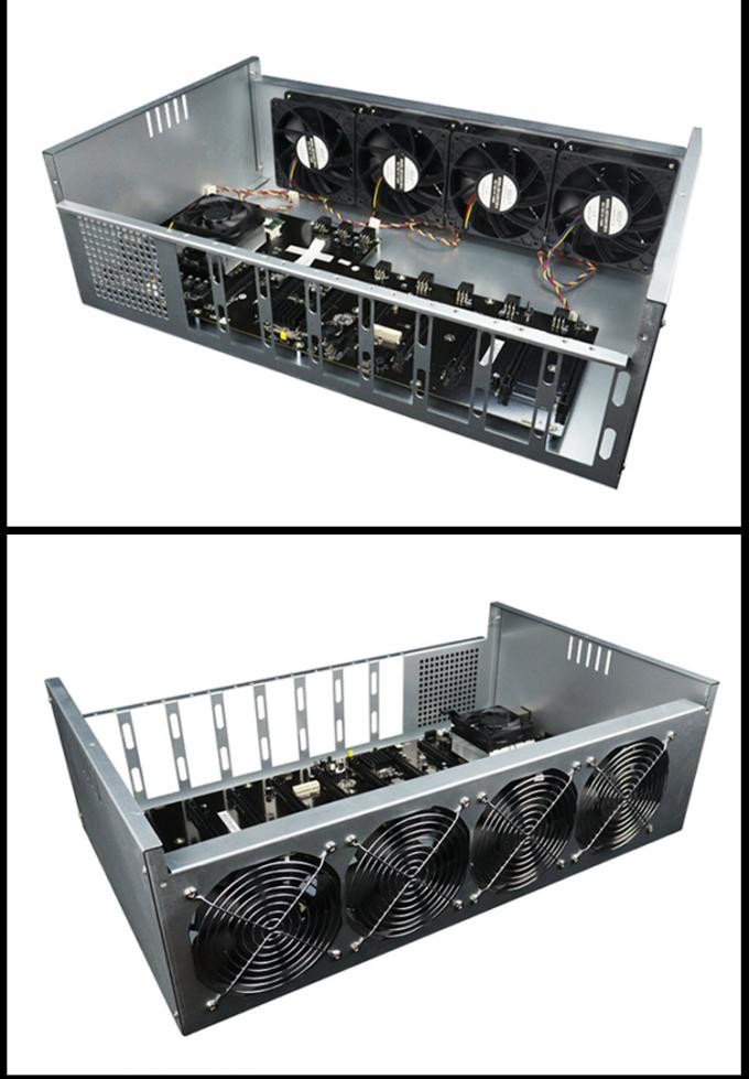 60G M.2 Mining Rig Machine AMD A68 Chipset 8 GPU Mining Rig Case