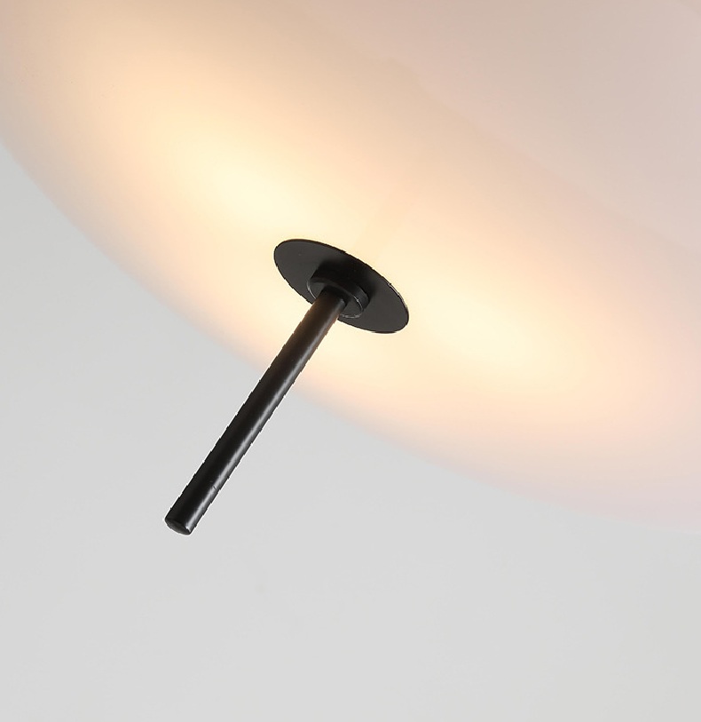 Black And White Flying Saucer Pendant Light Modern Art Bedroom Pendant Lamp(WH-GP-116)