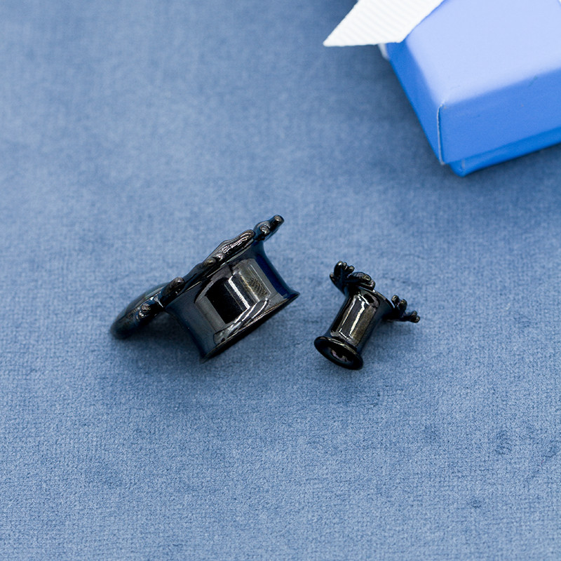 5mm Stainless Steel Ear Plug Tunnels