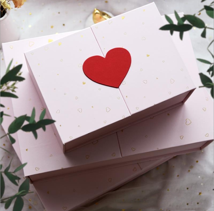 Recycled Materials Double Door Cosmetic Gift Box Set for Women's Exquisite Cosmetics
