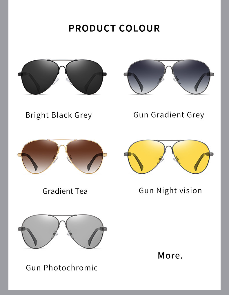 Men Women Metal Aviator Sunglasses Super Elastic Memory Metal