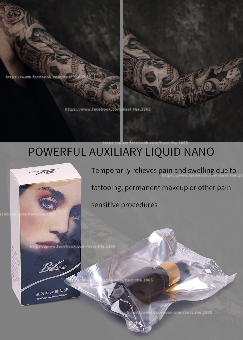 BL Tattoo Pain Relieving Liquid Anti Allergy Ice Fully Freeze Tattoo Numb Liquid