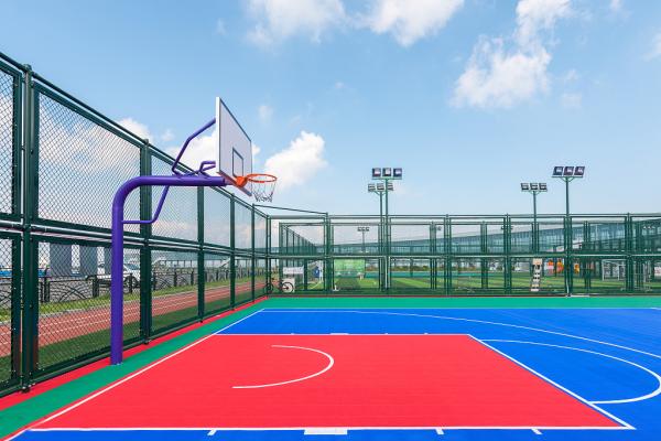 PP Outside Interlocking Sports Court Surfaces Half Court 3x3 Basketball Court