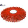 Buy cheap 10" 25" Bobcat Sweeper Brush Flat Wafer Flat Ring Sweeper Broom Brushes PP Steel from wholesalers