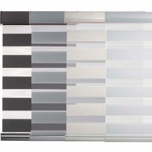 100% Polyester Modern Roller Zebra Blinds Fabric with Dual Layer Design for