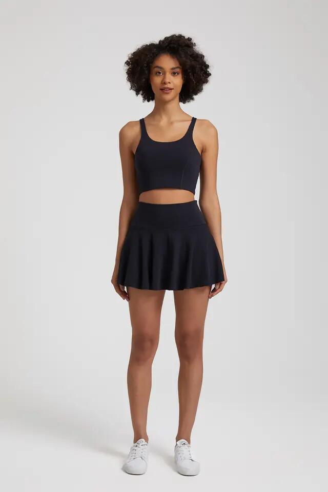 Sportswear for Women Gym Fitness Yoga Sets Two Piece Sports Fitness Yoga Active Skirt Set