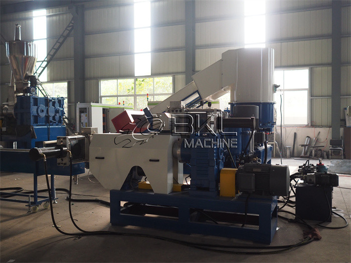 LDPE Plastic Granulating Line 38CrMoAl Pe Film Recycling Machine