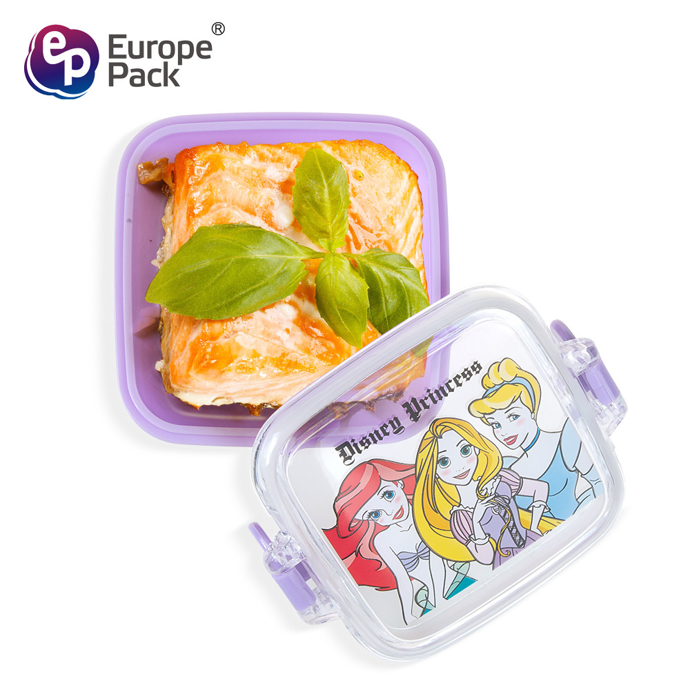 120ml 4OZ Childrens Plastic Lunch Box With Handle Reusable Lunch Containers