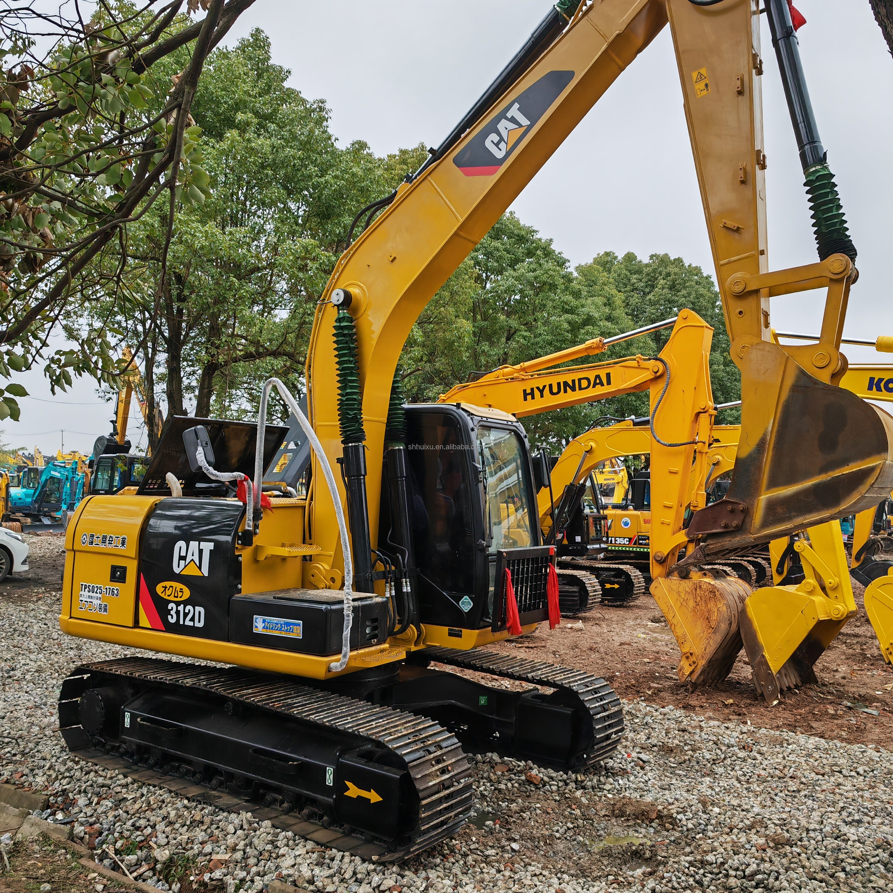 ave EPA certificate Japan used mini excavator machine Caterpillar CAT312D 320D 330D secondhand excavator machine