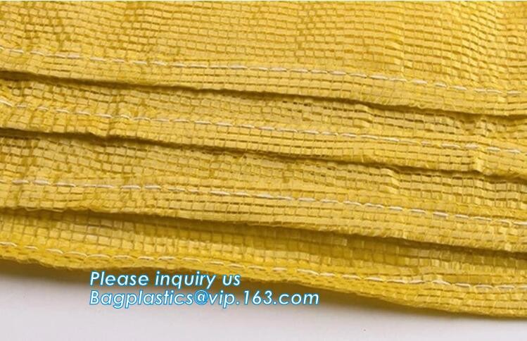 Reusable Solid Shopping Bag String Grocery Bag Shopper Cotton Tote Mesh Net Woven Portable Durable Shopping, BAGEASE