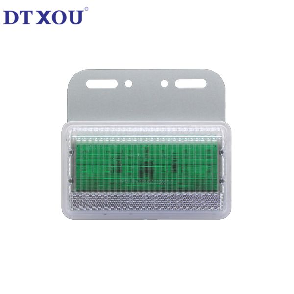 Rectangle Truck Red Led Side Marker Lights