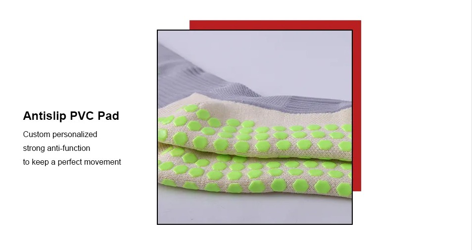 Breathable High Knee Soccer Socks with Custom Anti-Slip Design and Standard Thickness