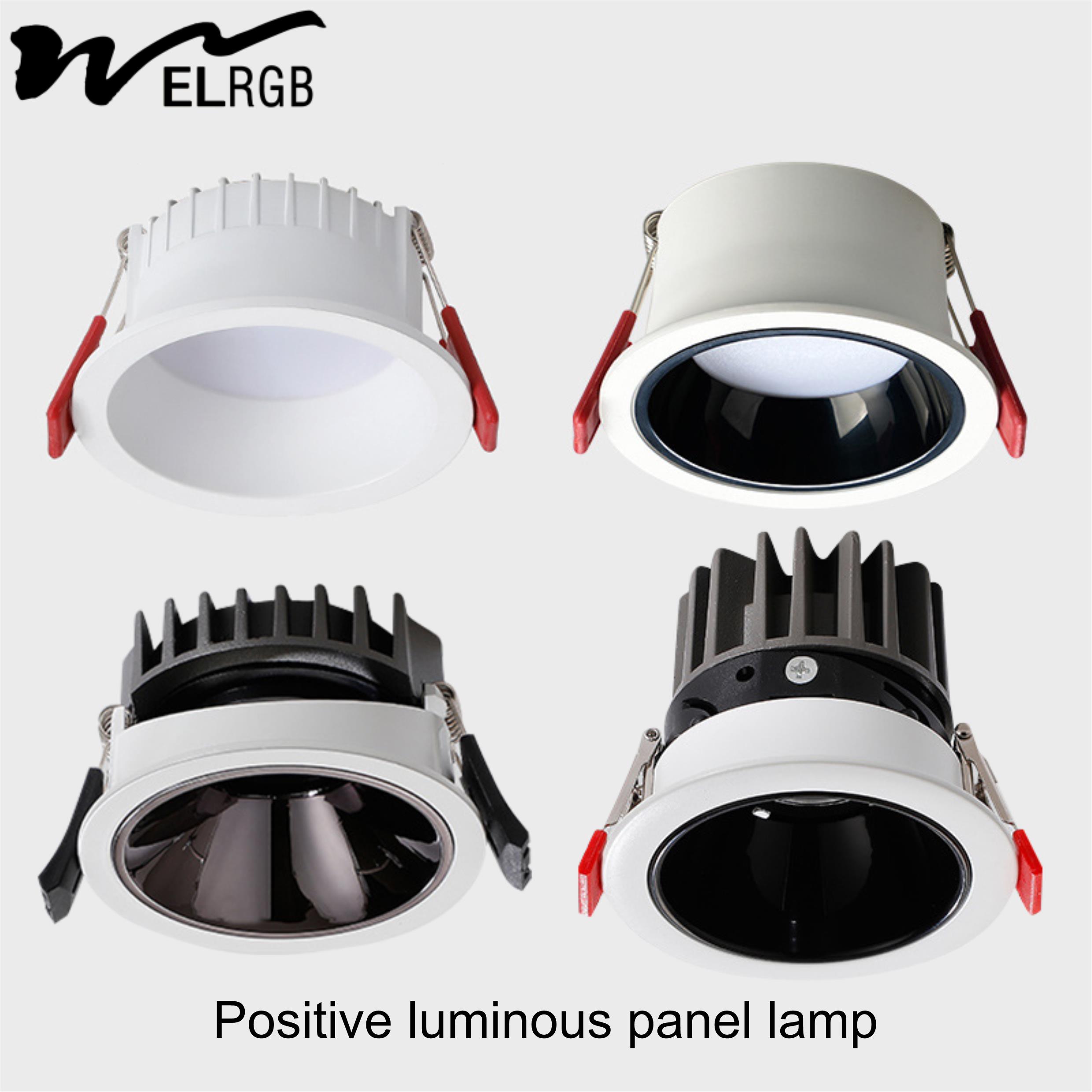 Intelligent Infinite Dimming Dual Color Embedded Spotlight for Living Room 6-20 Watts