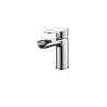 Buy cheap Ceramic Valve Brass Basin Mixer Taps Minimum 0.5 Bar Pressure from wholesalers