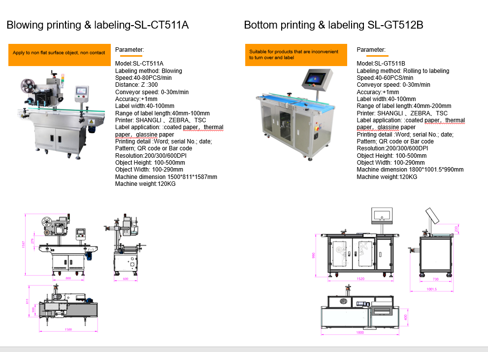 Provided Video Outgoing-Inspection Automatic Top and Bottom Surface Labeling Machine