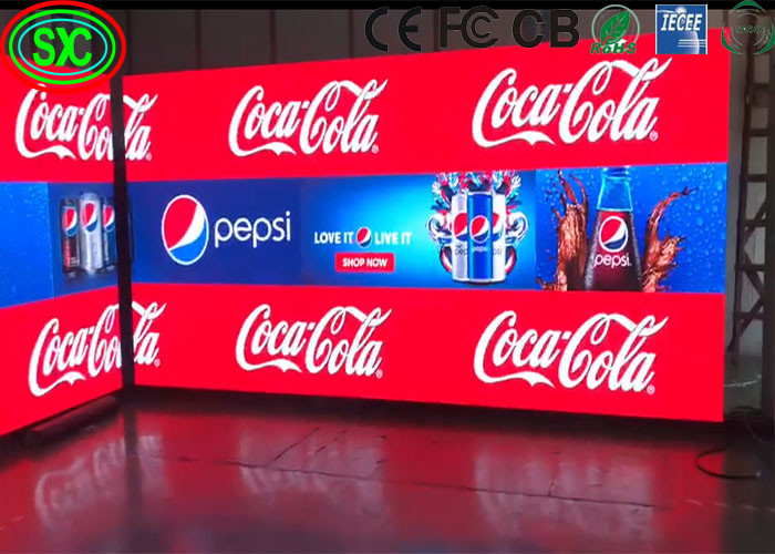 Rental P3 LED Video Screen DIP346 Advertising LED Billboard AC110 / 220V