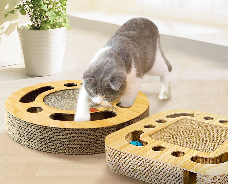 Wooden Cat Toy Ball 5.5*33cm Cute Luxury Style for Interactive Play and Entertainment