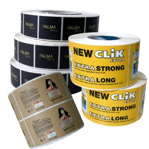  Gold / Silver Stamping Adhesive Label Sticker Custom Made Water Resistance Manufactures