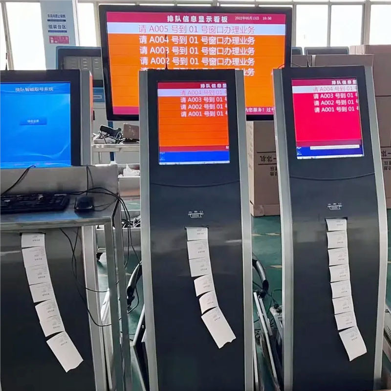  Self Service Queue Management Kiosk 17 Inch / 19 Inch Wireless LCD Display Manufactures