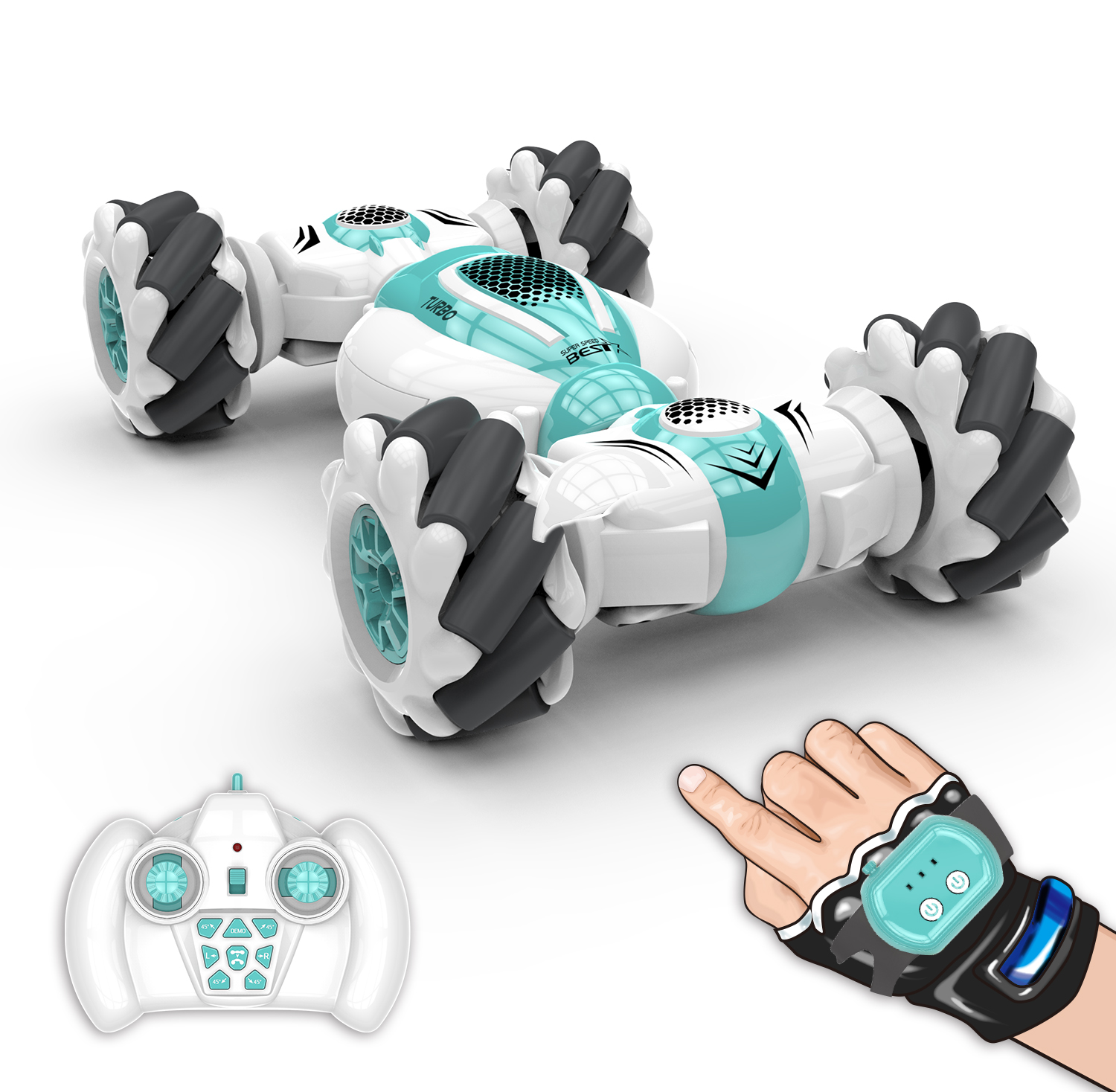 Experience the Excitement of Off-road Driving with our Electric Gesture Sensing Twist Car Operating Instructions Included