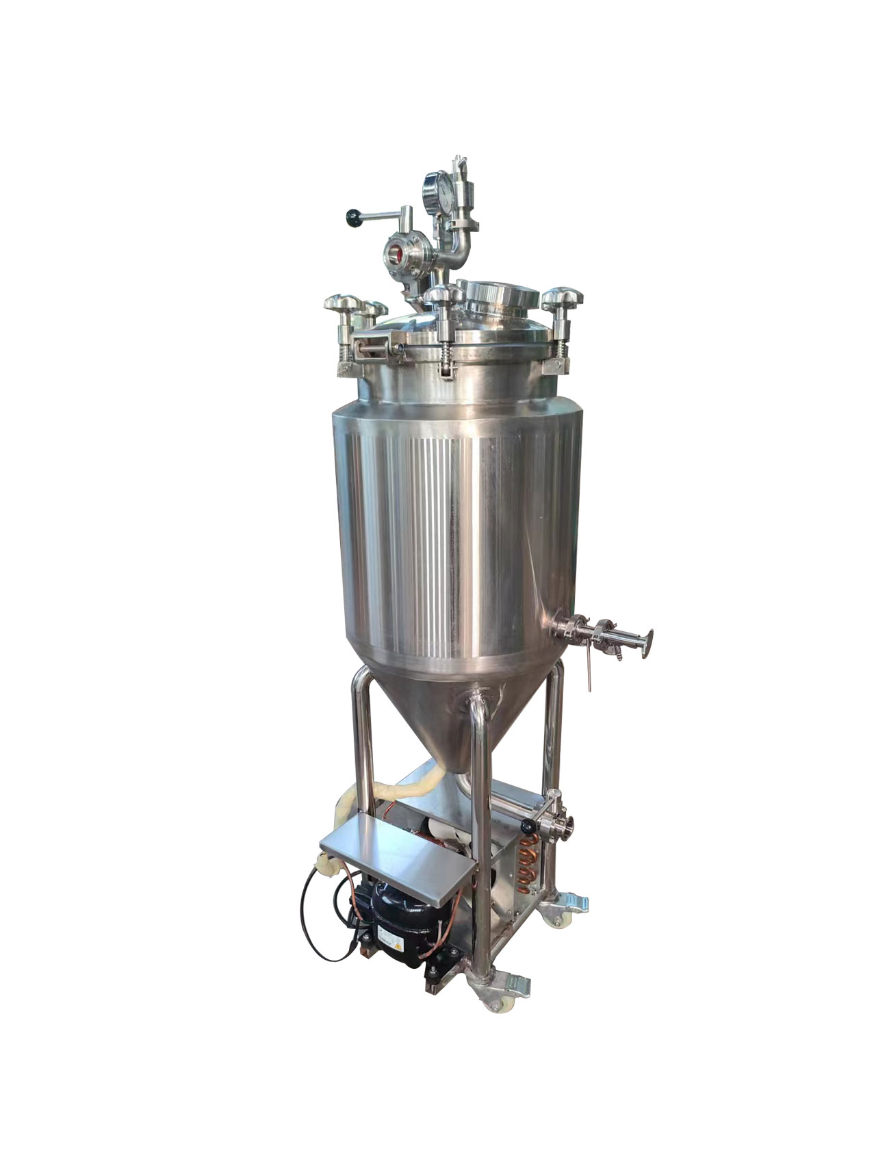 Glycol Jacketed Conical Fermenters for Beer Processing in Food Beverage Efficiency