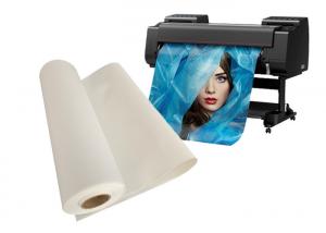China Digital Blank Poly Cotton Canvas Fabric Waterproof For Aqueous Ink Printing on sale