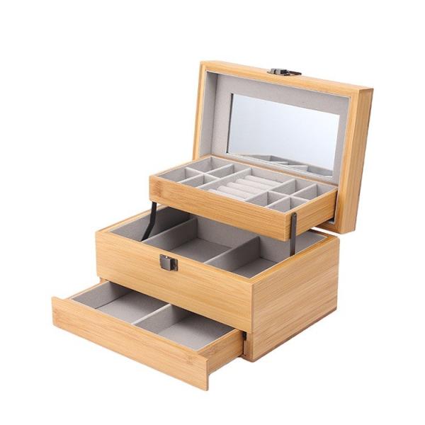 Vintage Jewelry Storage Display Box with Customizable Options and ＞10kg Load