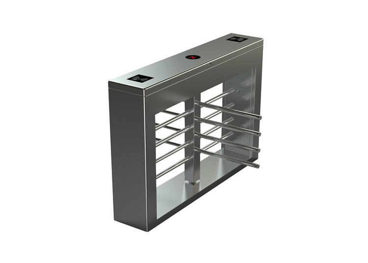 40W 0.2S 30Person/Minute Half Height Turnstile 4 Arms