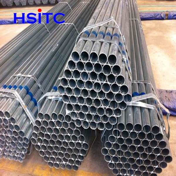 DN40 10m Galvanized Carbon Steel Pipe Anti Corrossion